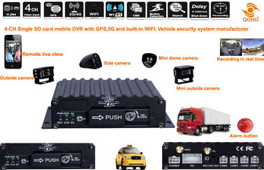 Internal Wi-Fi car DVR with H.264 GPS mobile DVR , supports 1 SD cards up to 128GB , GPS